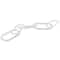 27" Clear Acrylic Plastic Chain Oval Link Sculpture